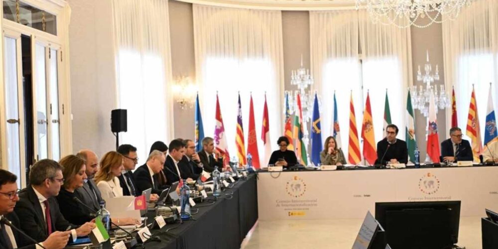 Patricia Franco, en el Pleno del Consejo Interterritorial de Internacionalización.