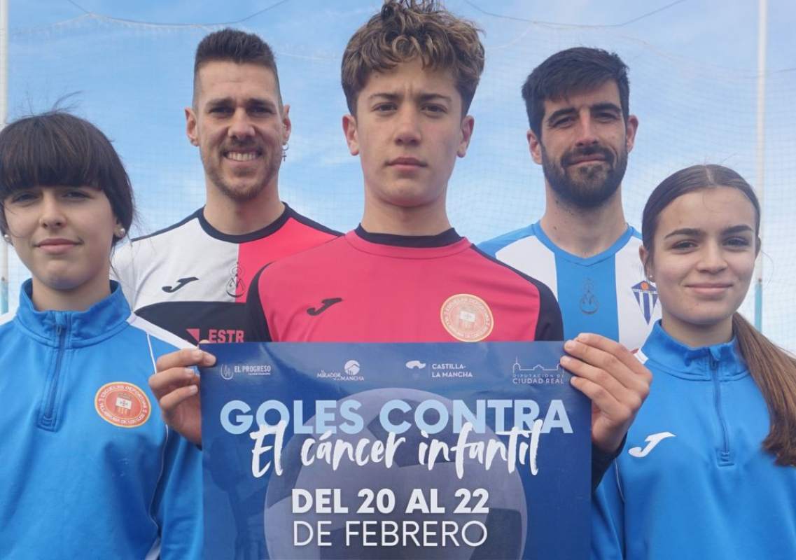 Foto de la iniciativa 'goles contra el cáncer infantil'.