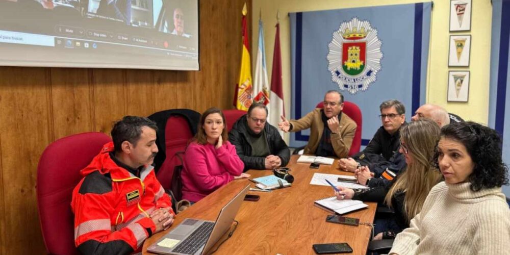 Gregorio, durante la reunión telemática con el Cecop.