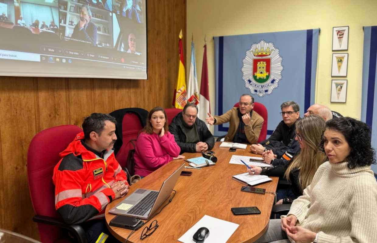 Gregorio, durante la reunión telemática con el Cecop.