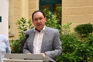 El vicepresidente primero y diputado delegado de Cooperación de la Diputación de Toledo, Jesús Guerrero.