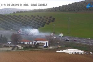 El suceso se ha producido en el punto kilométrico 214 de la A-4