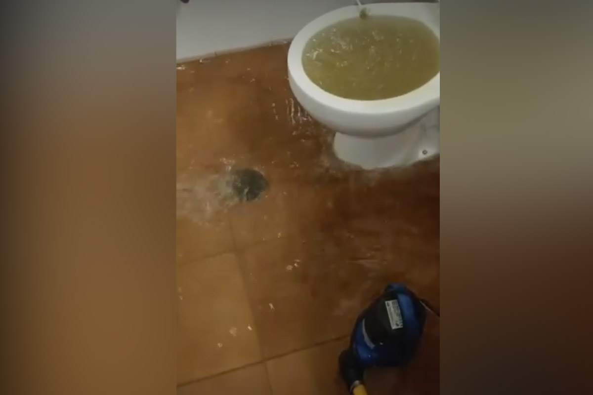 Imagen de una de las viviendas afectadas en Talavera.