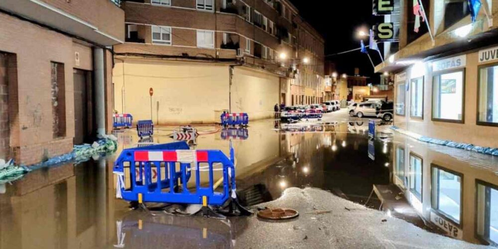 Inundaciones en Talavera. Foto: PSOE Talavera