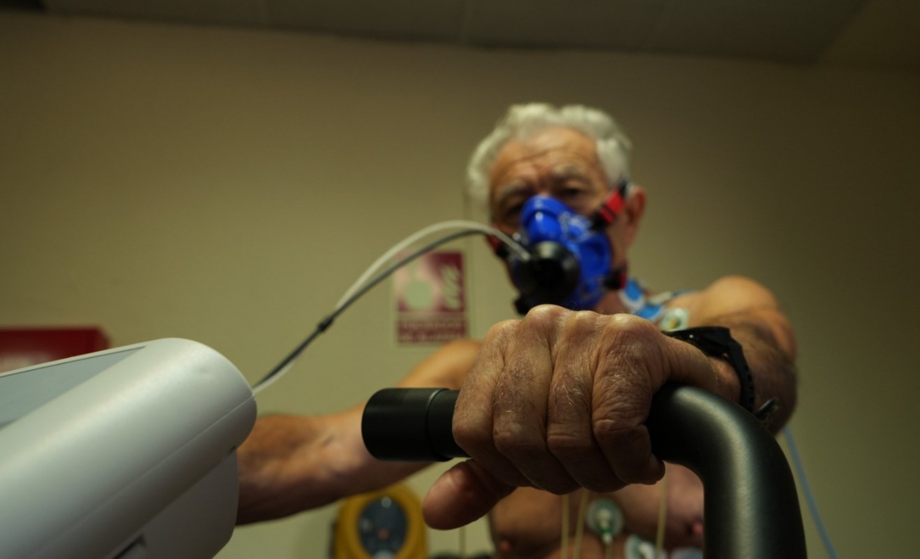 Juan López, en un de las pruebas. Foto cedida por Fissac. Autores: Martina Sáenz Garrido y Ainize Urdiales González.