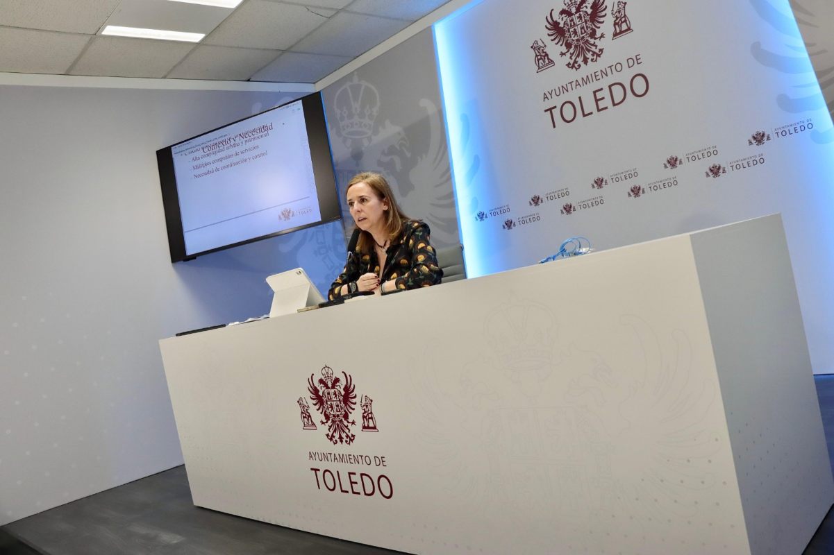 La concejala de Obras y Servicios de Toledo, Loreto Molina.