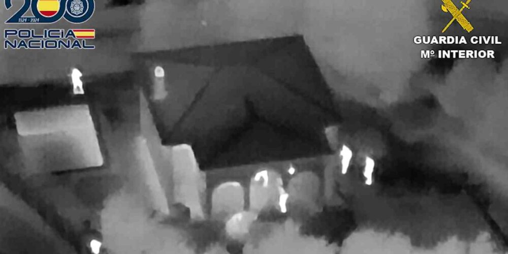 Operación policía en Méntrida.