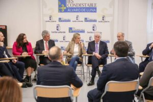 La ministra de Educación, Formación Profesional y Deportes, Milagros Tolón, en Illescas (Toledo)