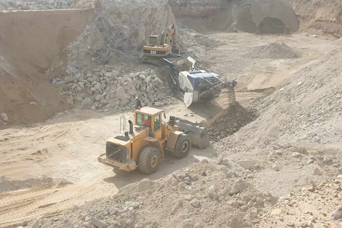 Movimiento de tierras Foto: Reciclajes Gadarai