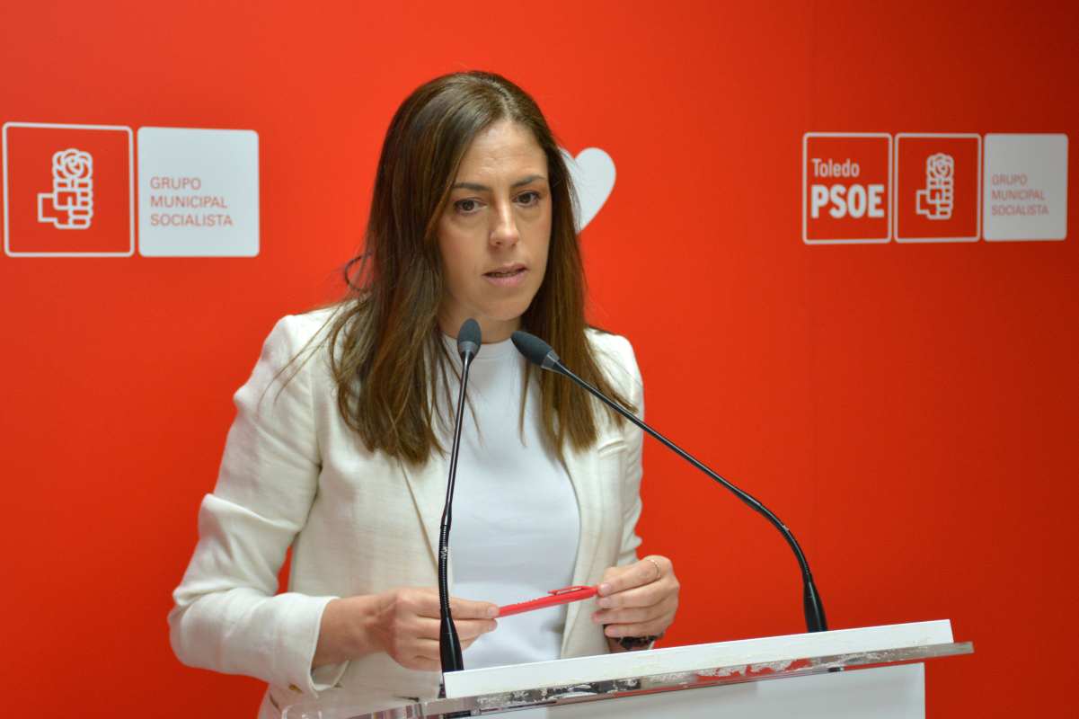 La portavoz del Grupo Municipal Socialista en el Ayuntamiento de Toledo, Noelia de la Cruz.