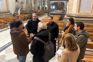 Reunión de cara a los trabajos en la basílica de Talavera