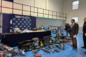 Efectos intervenidos en la operación de Policía Nacional en el barrio del Polígono, en Toledo. Foto: ENCLM/David Engenios