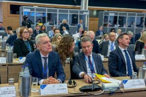 Page, en la reunión del Comité Europeo de las Regiones.