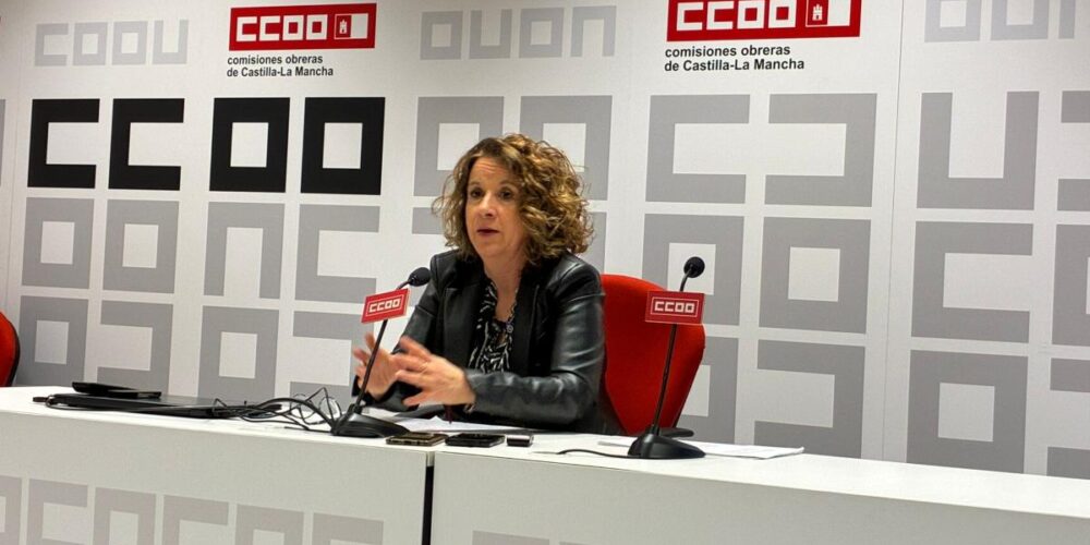 La secretaria de Diálogo Social y Salud Laboral de CCOO Castilla-La Mancha, Raquel Payo. Foto: ENCLM/David Engenios