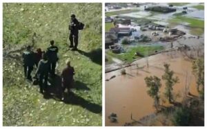 Rescate de dos ancianos en Malagón (Ciudad Real).