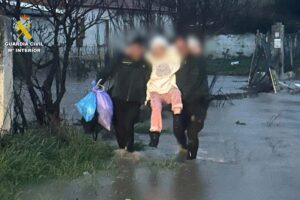 Rescate en Alcolea de Tajo (Toledo). Foto: Guardia Civil