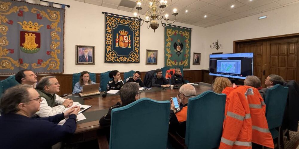 Reunión de seguimiento de las inundaciones en Talavera