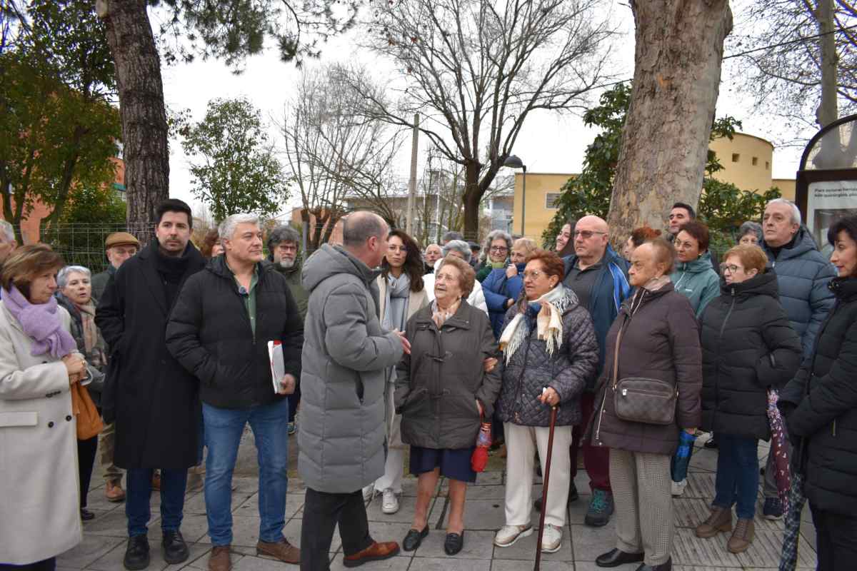 Alberto Rojo y vecinos Eras del Canario