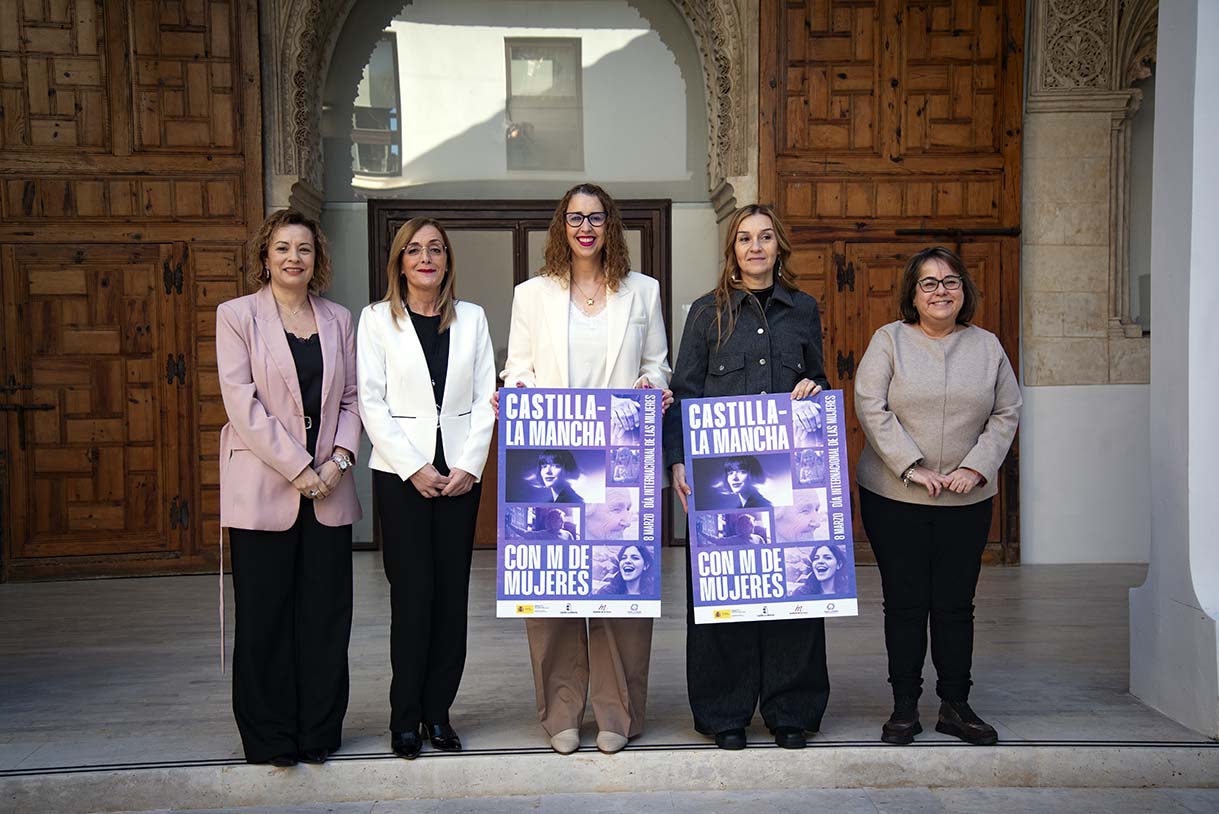 Presentación de las actividades por el Día de la Mujer organizadas por el Gobierno de Castilla-La Mancha. Foto: ENCLM/Rebeca Arango.