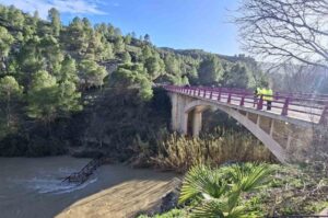 El río Segura a su paso por Yeste (Albacete).