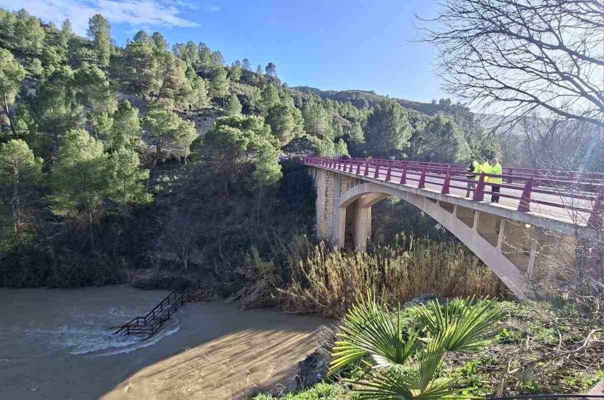 El río Segura a su paso por Yeste (Albacete).