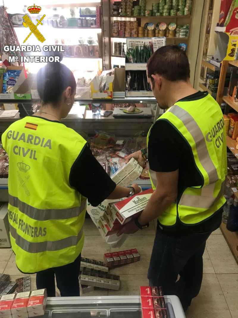 Registro de la tienda que vendía productos falsificados.
