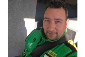 Jaime Gaitán Romero, vendedor de la ONCE en el barrio del Polígono de Toledo.