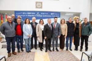 Presentación, en Tarazona de La Mancha (Albacete), de la II Estrategia de Impulso al Trabajo Autónomo 2026-2030. Foto: JCCM