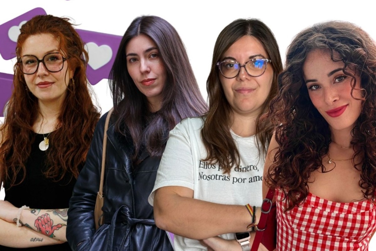 Periodistas y divulgadoras en redes sociales que participarán en la mesa coloquio en Albacete con motivo del 8M