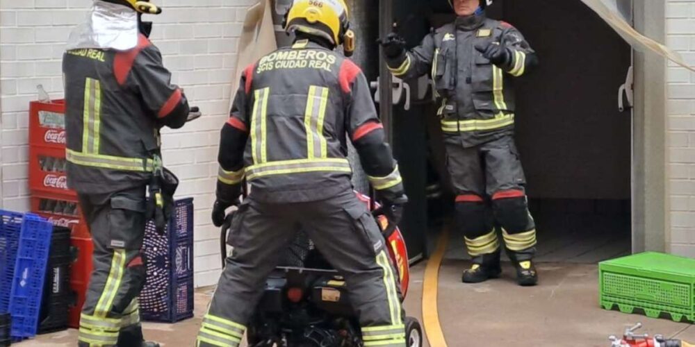 Imagen de archivo de una actuación de los bomberos de Ciudad Real