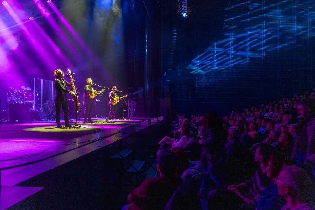 Imagen de un concierto del grupo Café Quijano