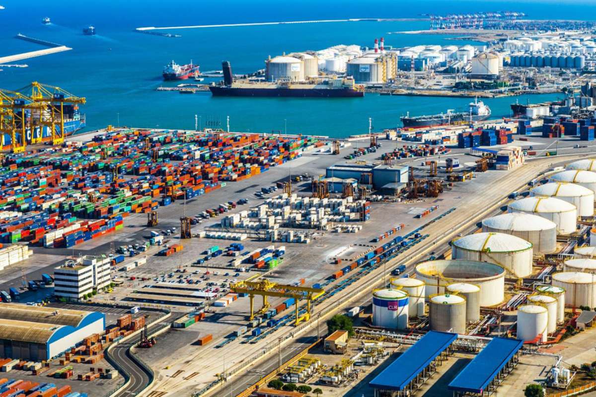 puerto de mercancías