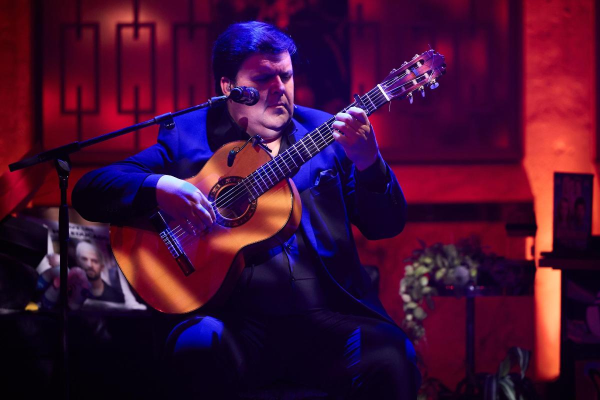 Ricardo Fernández del Moral durante su actuación en 'La Revuelta'