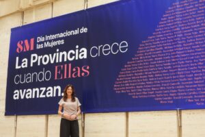 La diputada coordinadora del Área de Igualdad en Albacete, Pilar Callado, presenta la programación con motivo del 8 de marzo