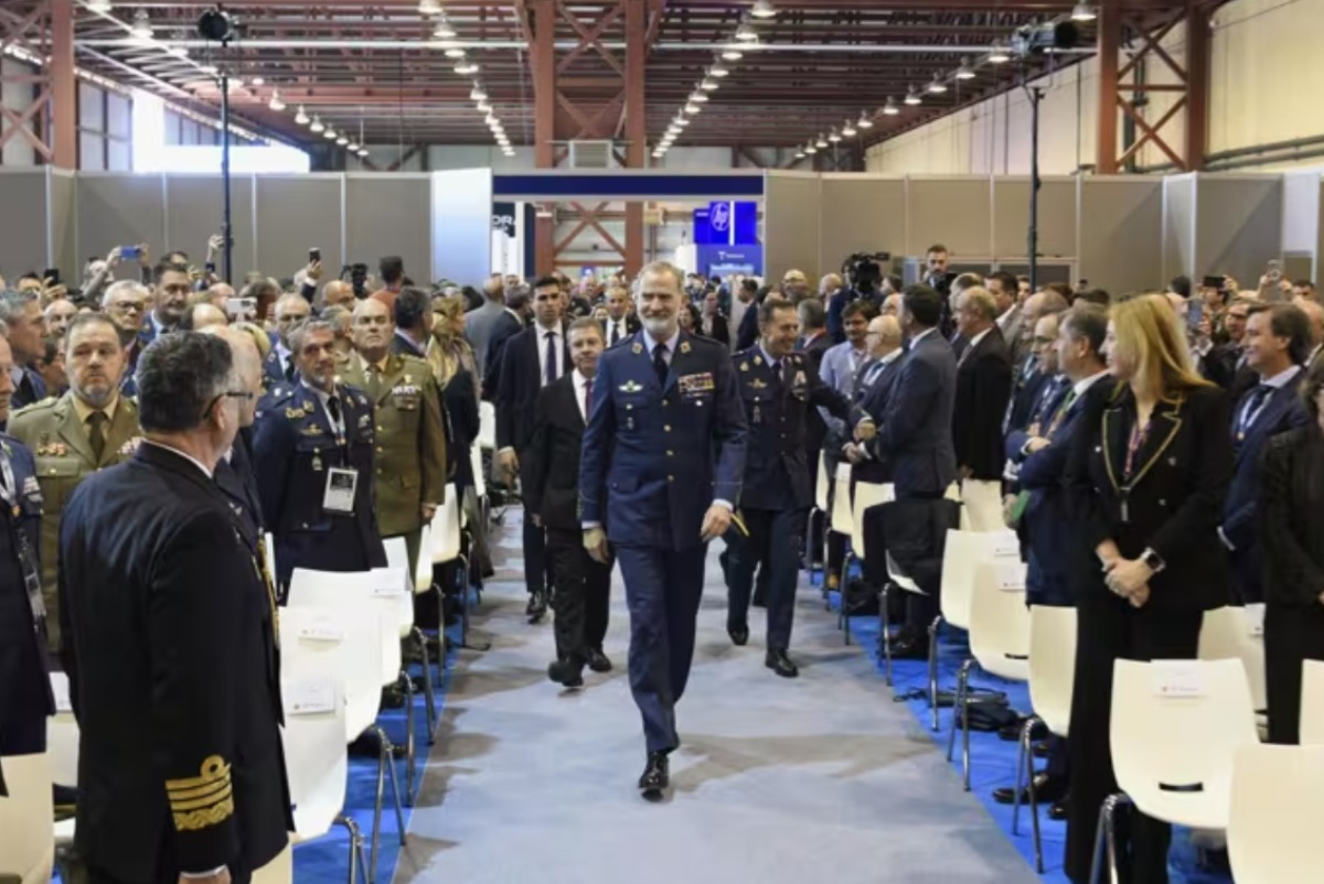 El rey Felipe VI visita las jornadas de BACSI 2026 en Albacete. Foto: Víctor Fernández/EP