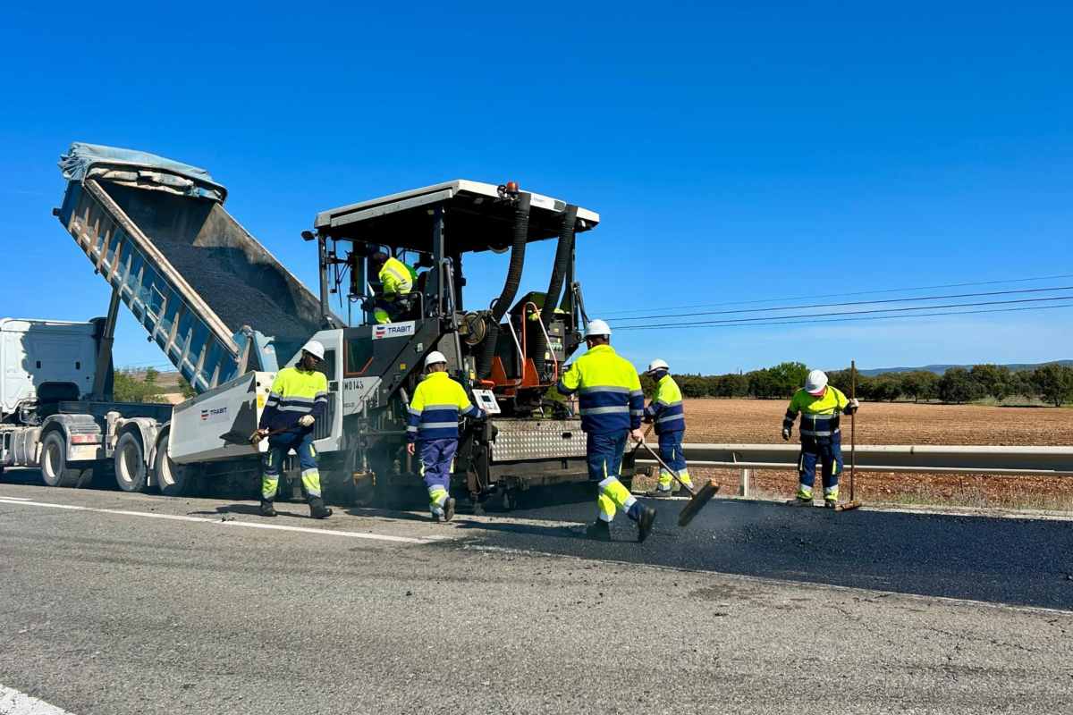 Trabajos de mejora en varias carreteras de la provincia de Ciudad Real