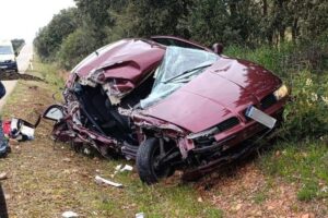 Imagen del accidente.