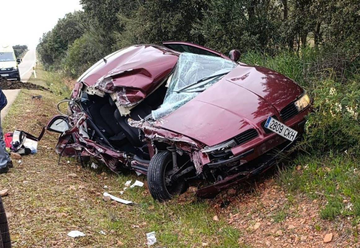Imagen del accidente.