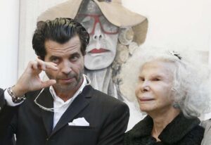 El artista toledano Alberto Romero y la Duquesa.