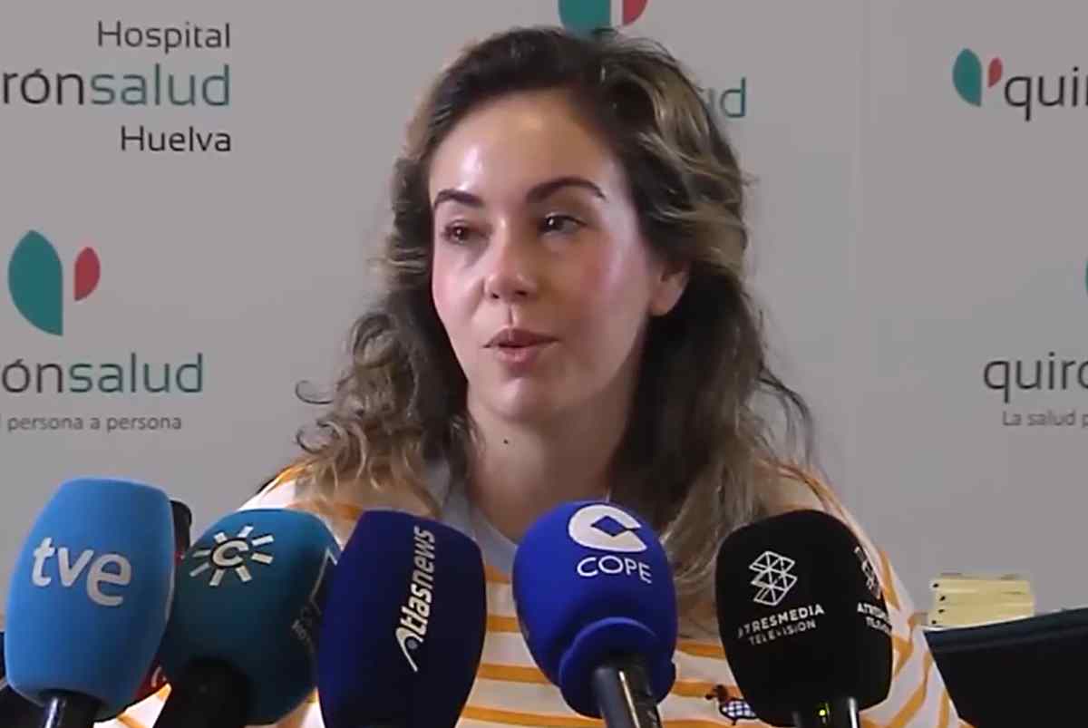 Amalia Montealetre, la médica talaverana tras recibir el alta.