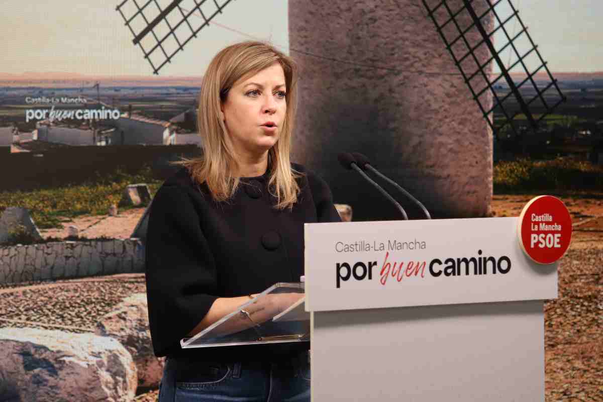 La portavoz del grupo socialista en las Cortes de Castilla-La Mancha, Ana Isabel Abengózar