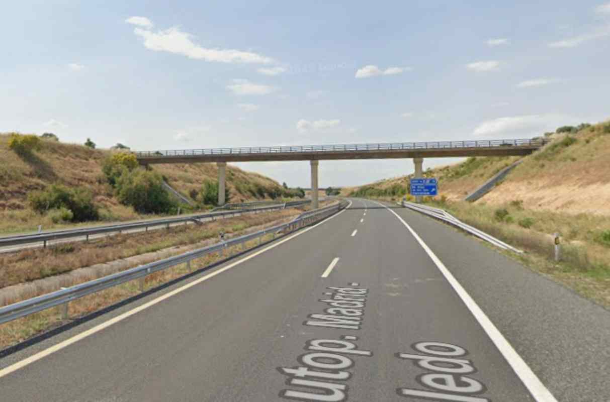 Kilómetro 17 de la AP-41, uno de los más peligrosos de España.