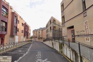 Calle de La Bandera, en Las Ventas de Retamosa.
