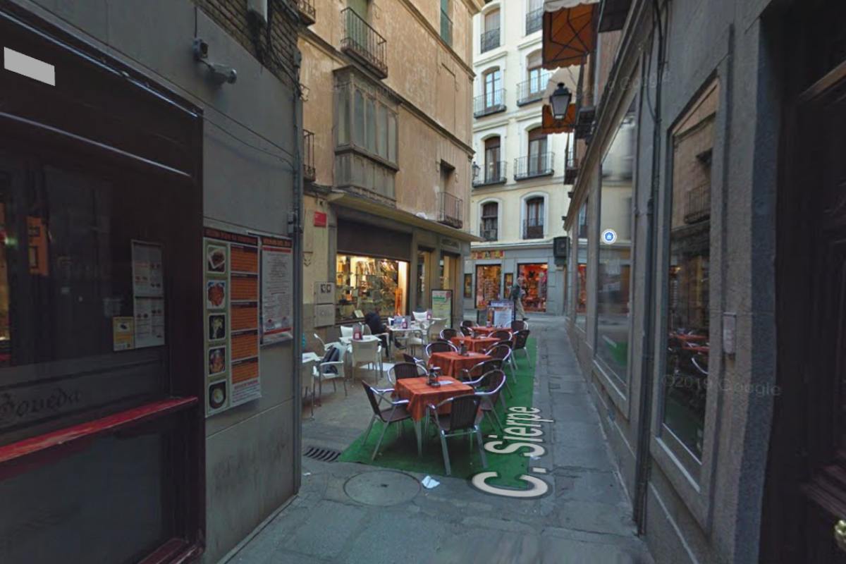 Calle Sierpes, en Toledo