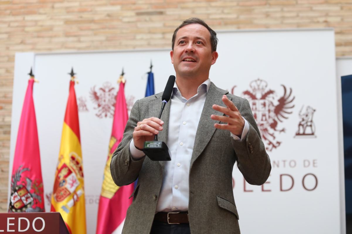 El alcalde de Toledo, Carlos Vélazquez.