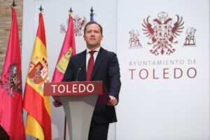 El alcalde de Toledo, Carlos Velázquez.