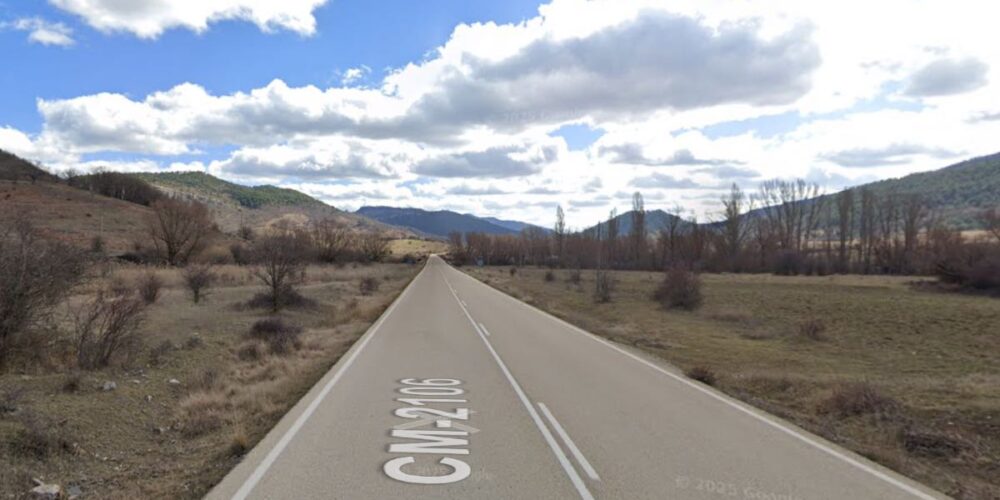 Carretera CM-2106, en Cuenca