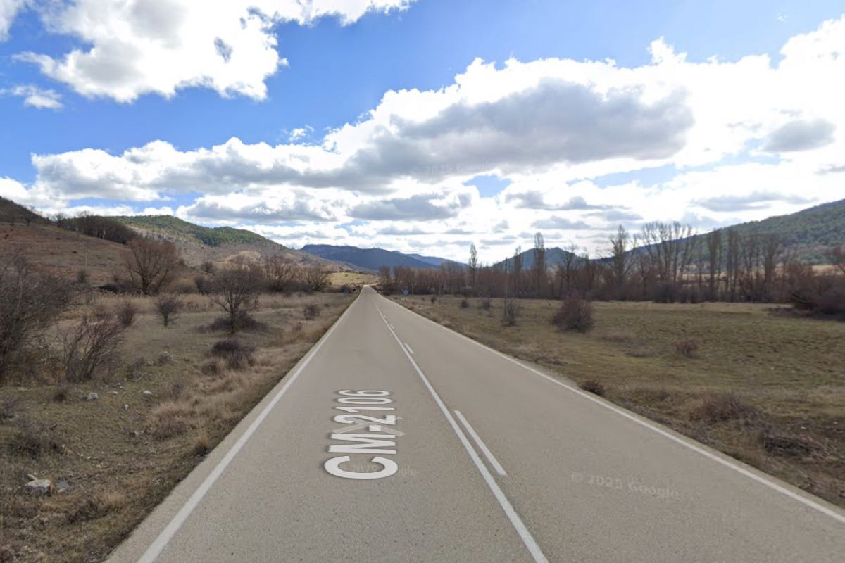 Carretera CM-2106, en Cuenca