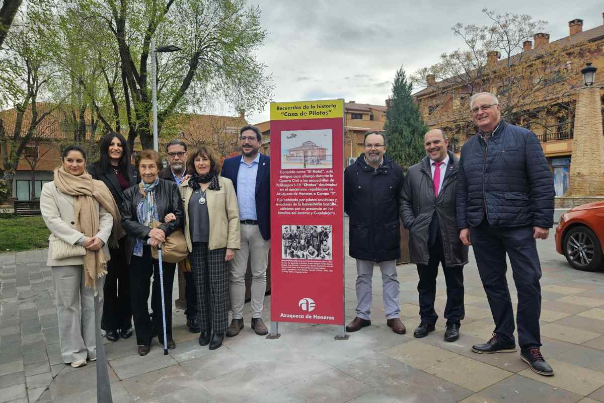 Homenaje pilotos republicanos Azuqueca