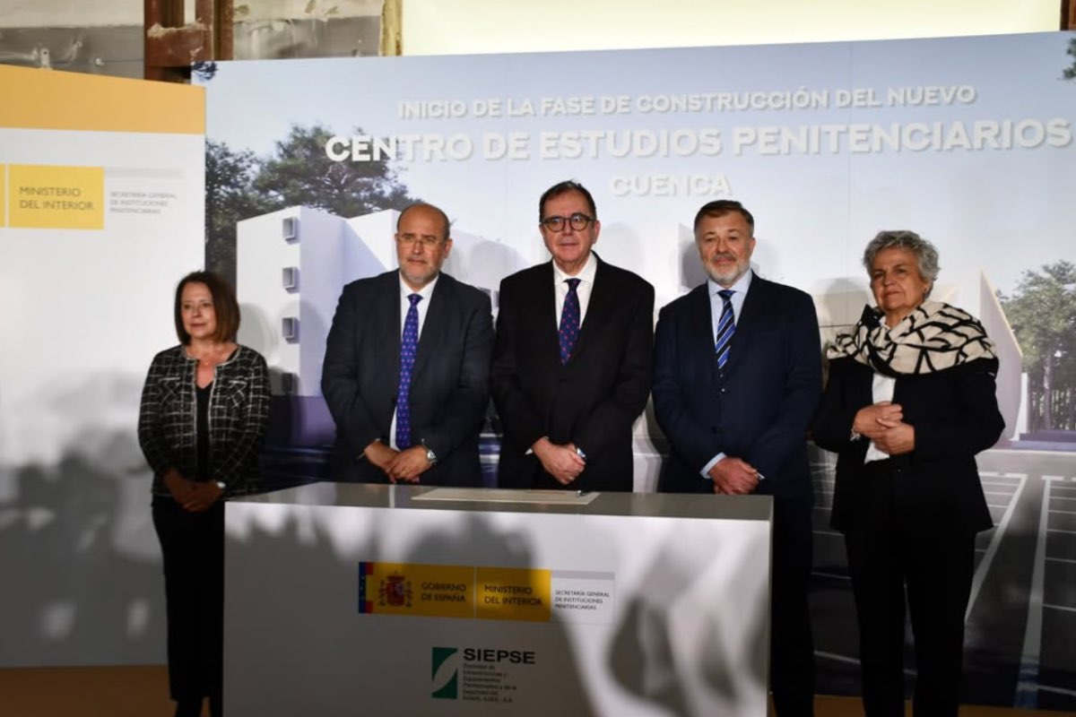 Visita a las obras del Centro de Estudios Penitenciarios de Cuenca
